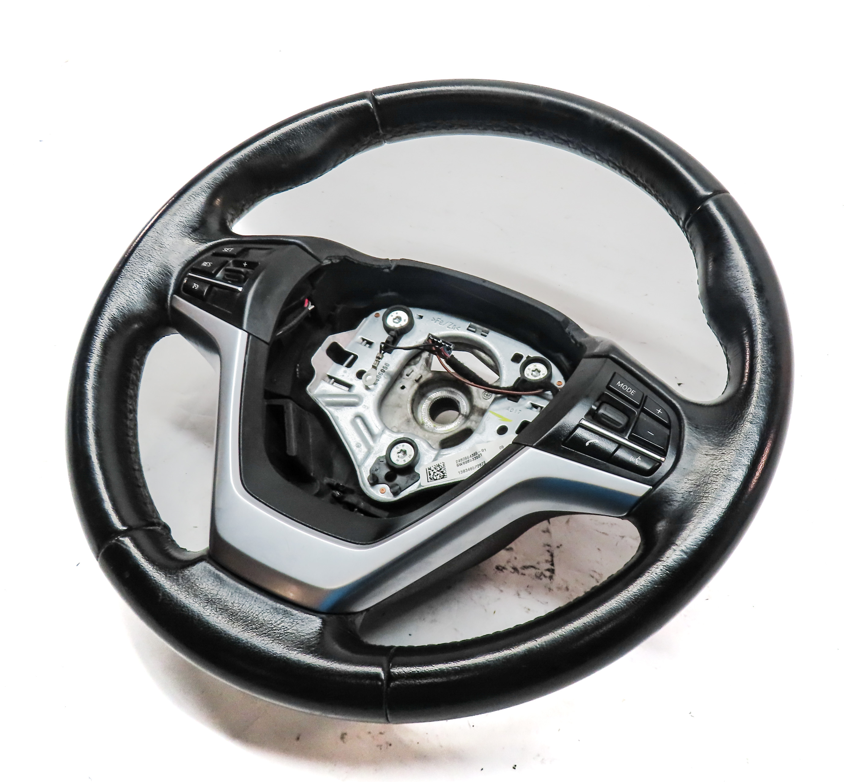 2014-2018 BMW X5 X6 (F15 F16) LEFT DRIVER SPORT STEERING WHEEL w/ SWITCHES — exact item pictured